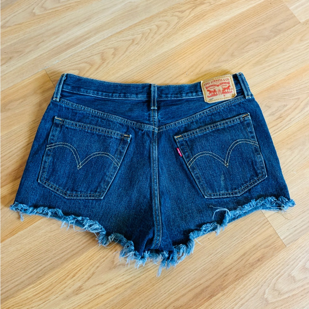 501 denim shorts